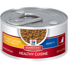 Hill's Adult 7+ Healthy Cuisine 高齡貓 7+ 健康燉肉配方 雞肉及米 2.8oz 